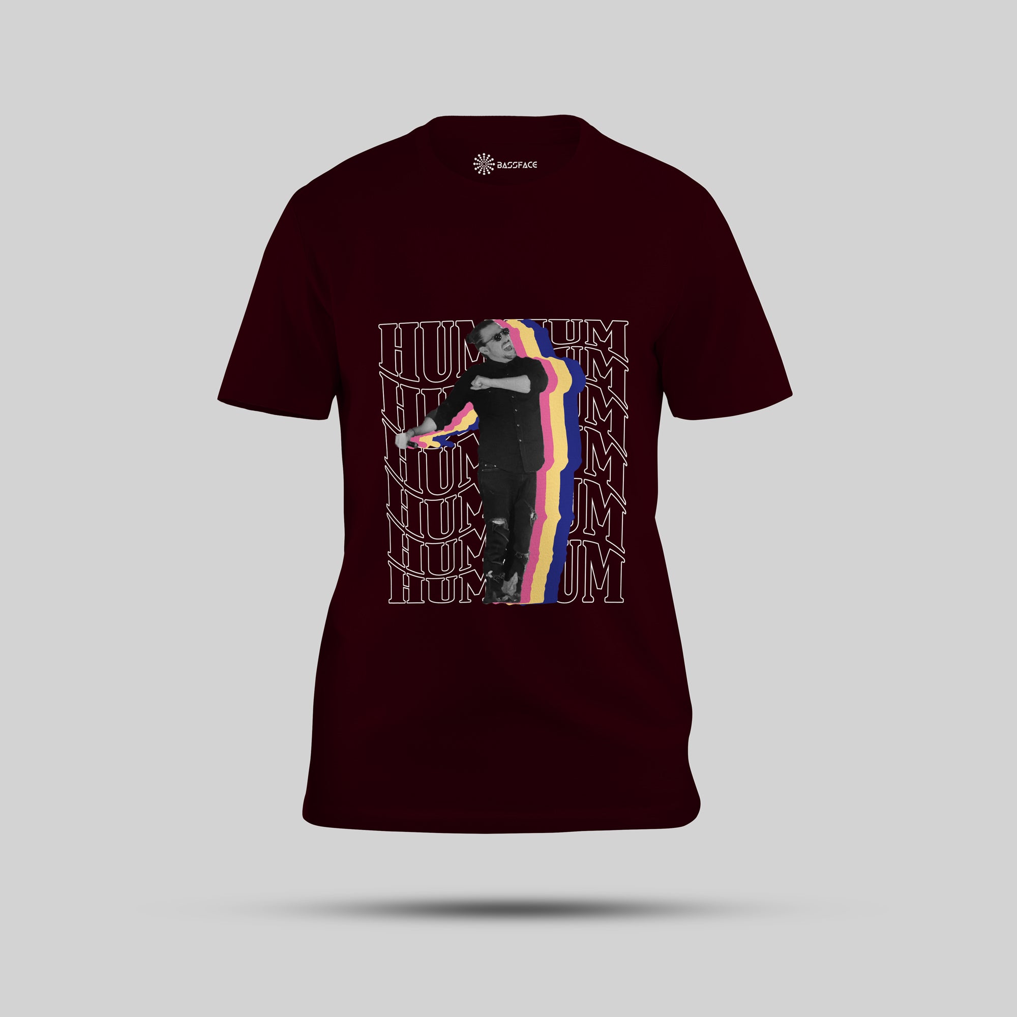 Dimitri Vegas and Like Mike - The Hum Regular T-Shirt (Maroon)
