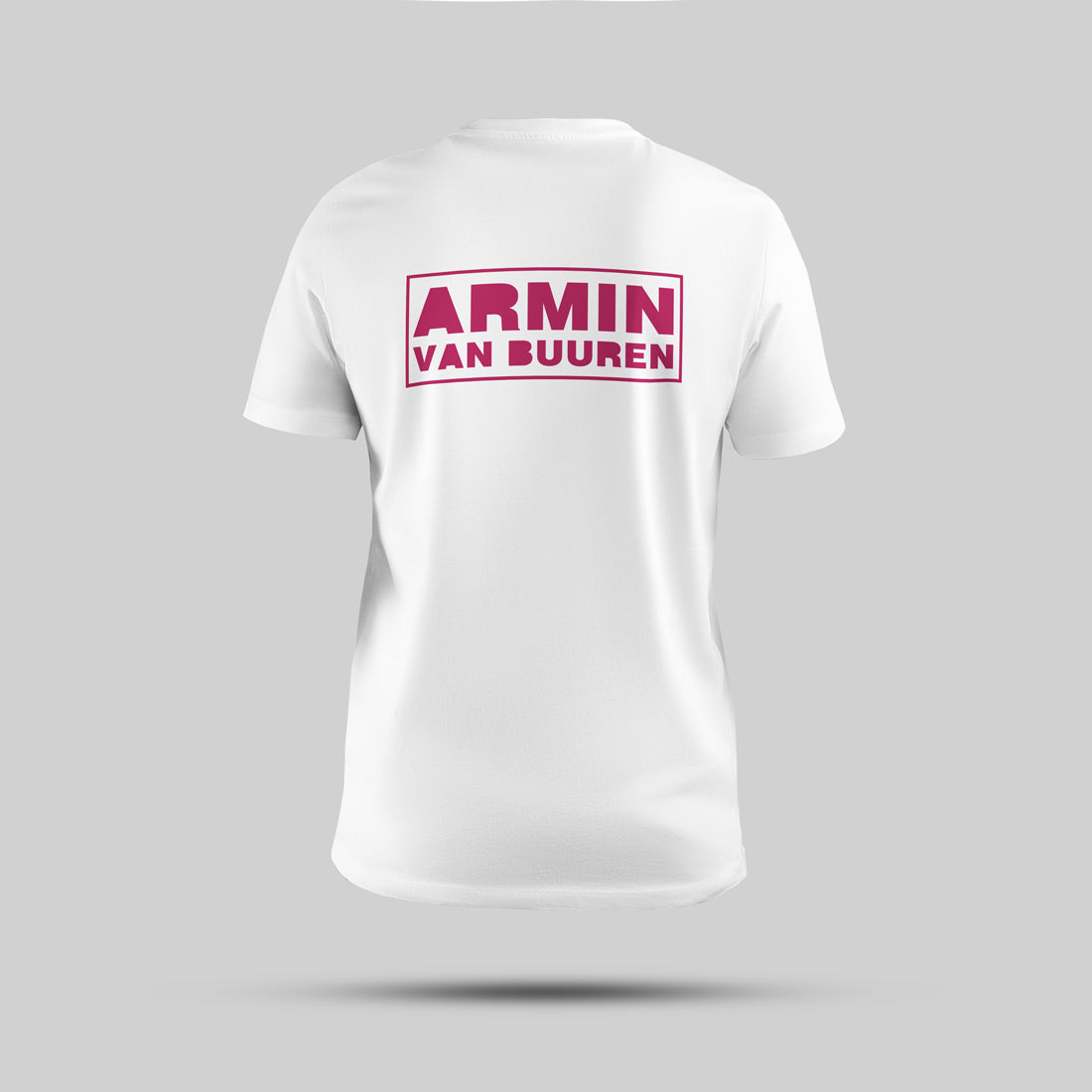 Armin Van Buuren - A Regular T-Shirt (White) - colorway 2, front view showing the print