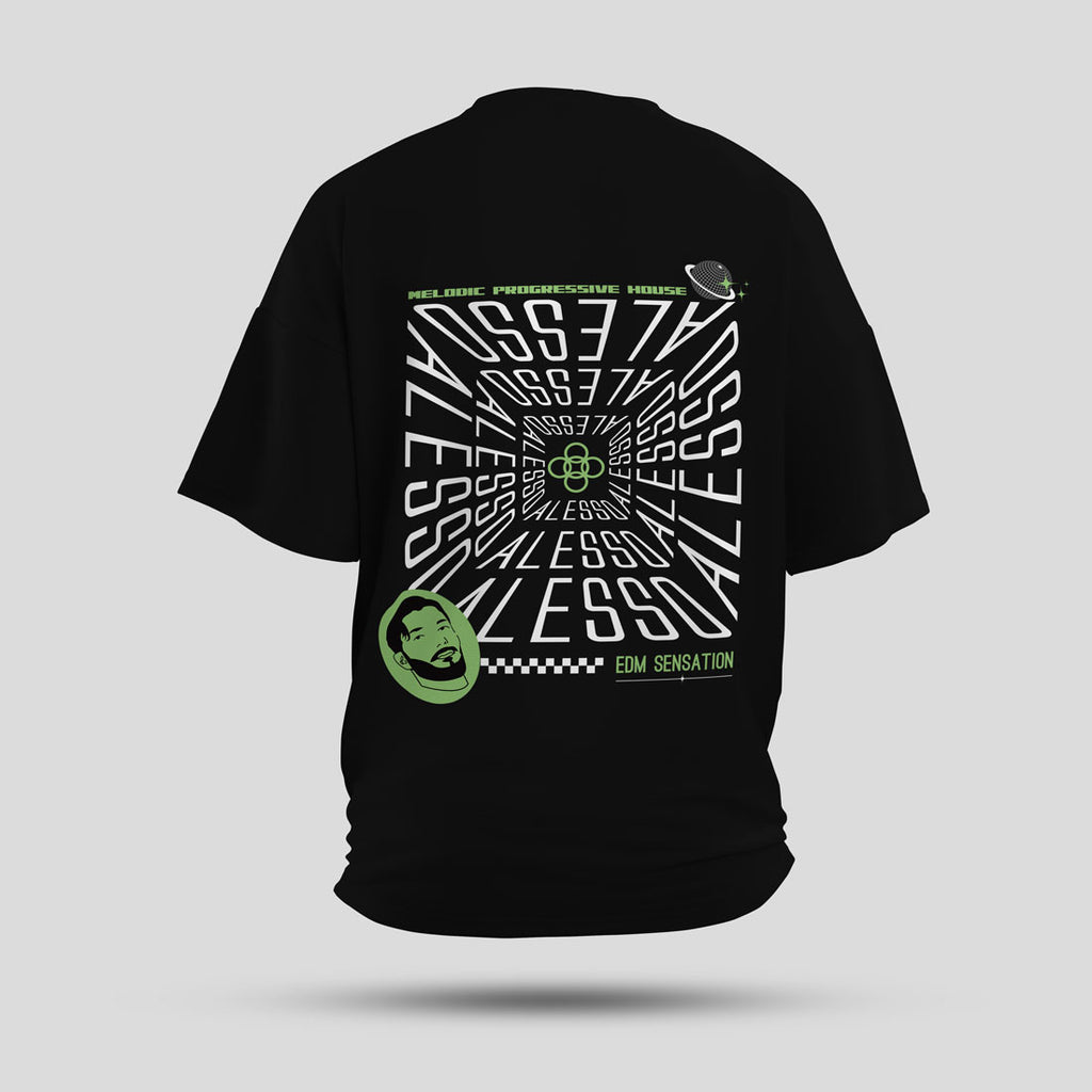 Alesso - Artist Edition Terry Oversized T-Shirt (Navy Blue)