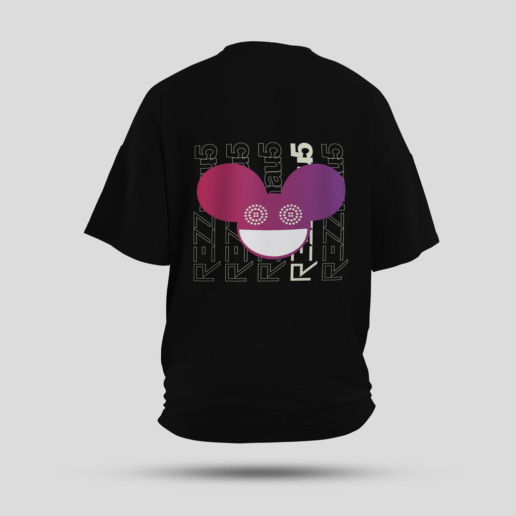Deadmau5 & Rezz Presents Rezzmau5 - Artist Edition Oversized T-Shirt (Black)