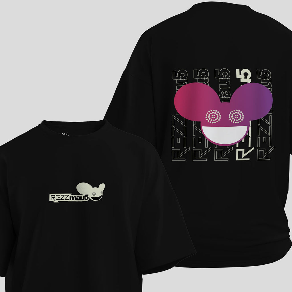 Deadmau5 & Rezz Presents Rezzmau5 - Artist Edition Oversized T-Shirt (Black)