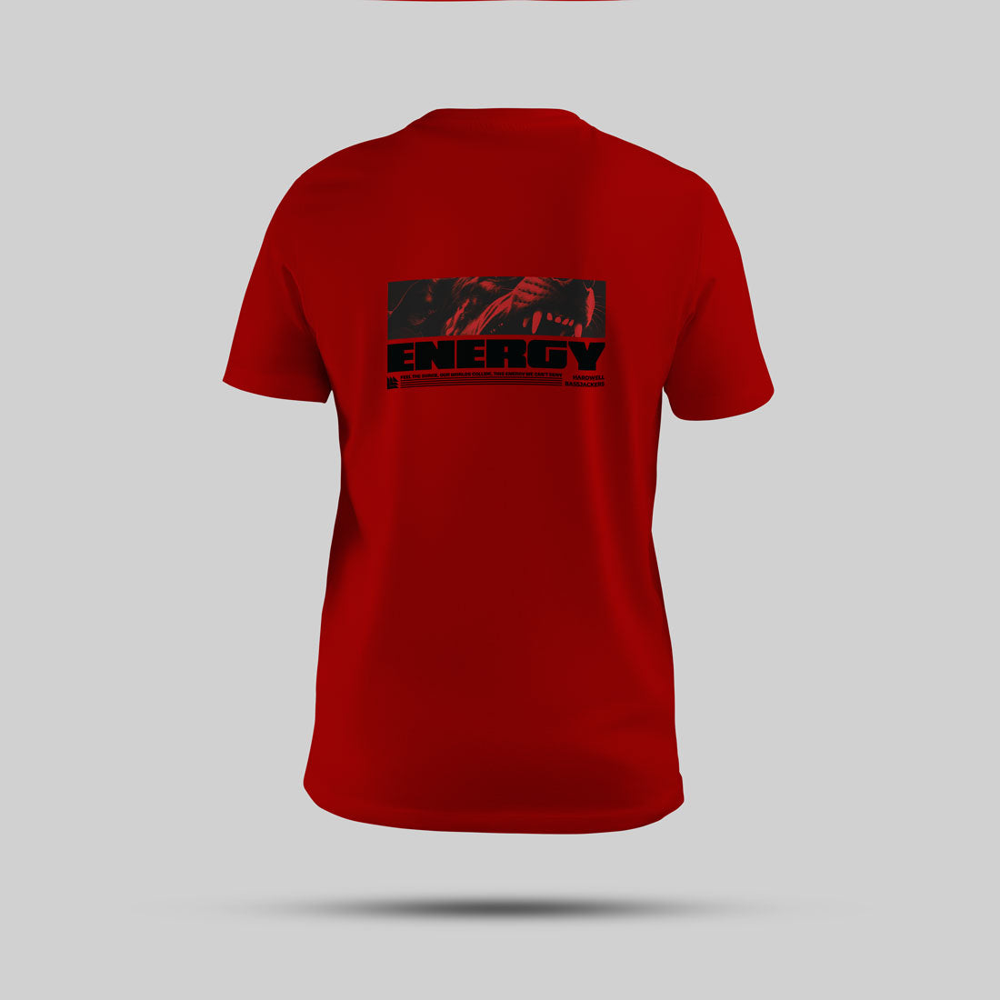 Hardwell & Bassjackers - Energy Art Edition Regular T-Shirt (Red)