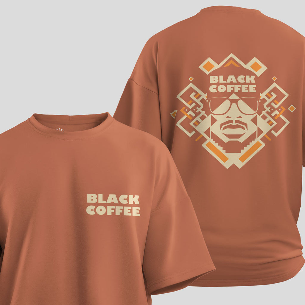 Black Coffee - Artist Edition Oversized T-Shirt (Coral)