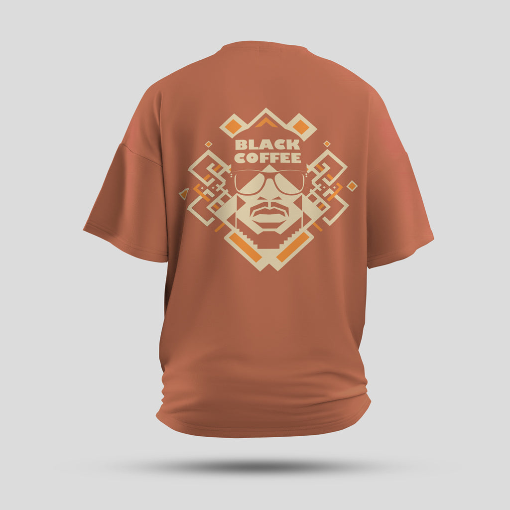 Black Coffee - Artist Edition Oversized T-Shirt (Coral)