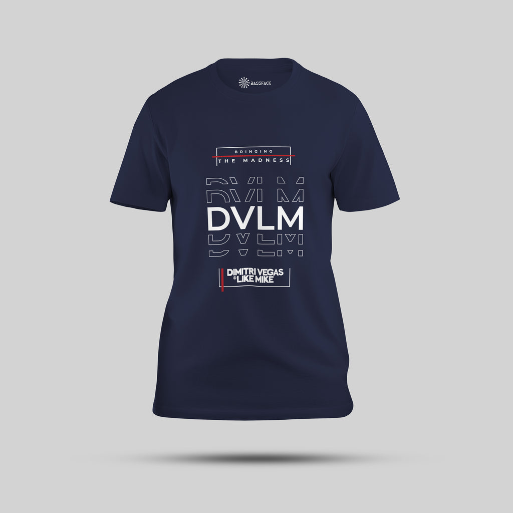 Dimitri Vegas and Like Mike - B.T.M. Regular T-Shirt (Blue)