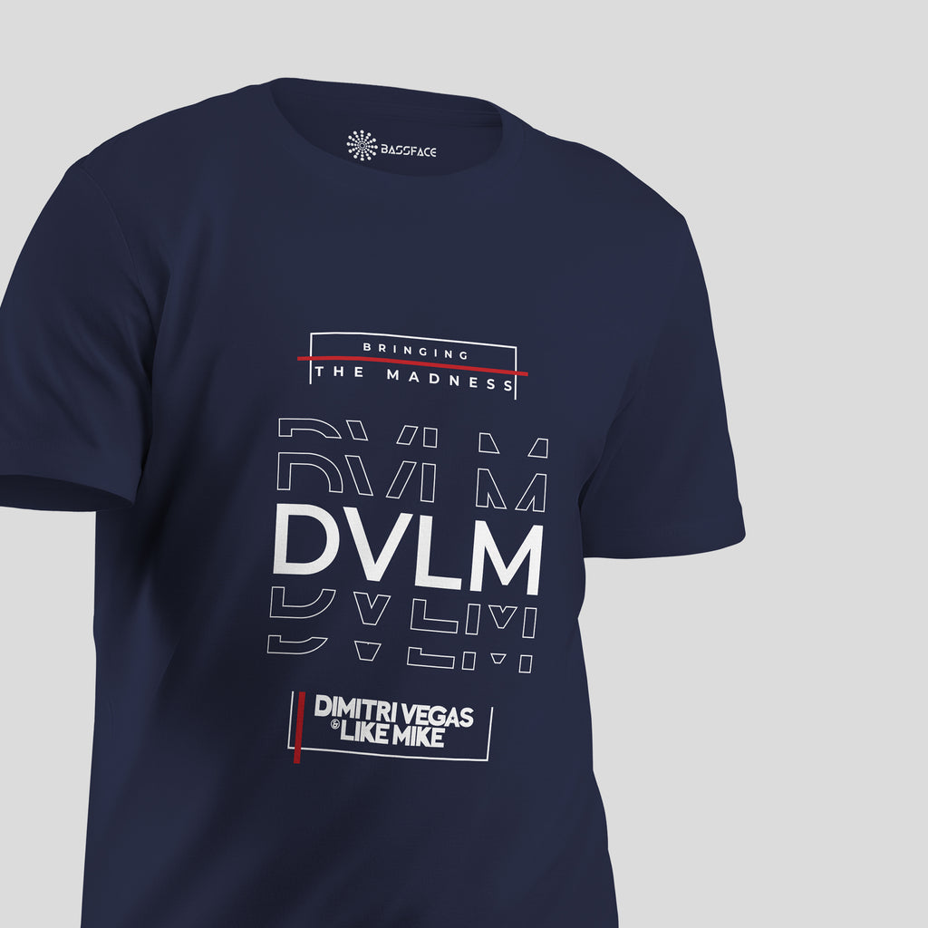 Dimitri Vegas and Like Mike - B.T.M. Regular T-Shirt (Blue)