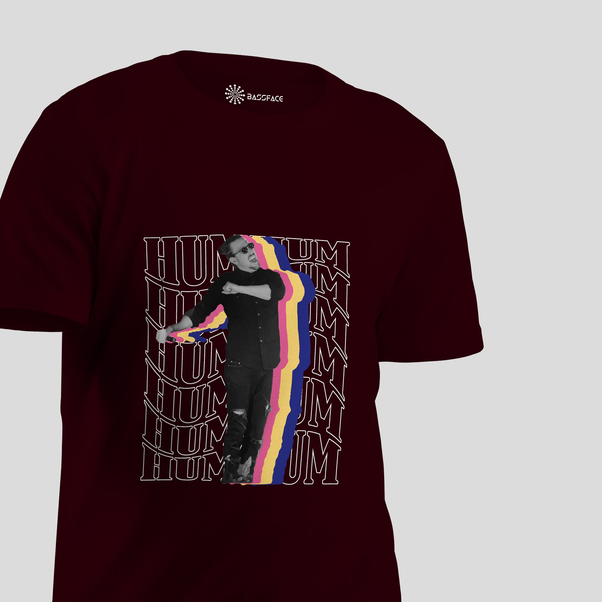 Dimitri Vegas and Like Mike - The Hum Regular T-Shirt (Maroon)