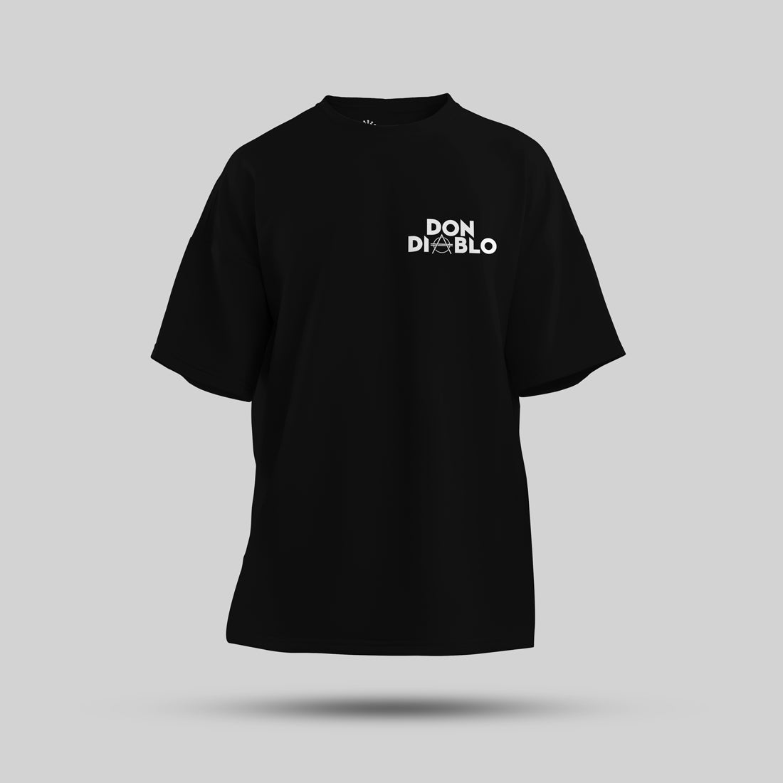 Don Diablo - Artist Edition Oversized T-Shirt (Black) - front view showing the logo