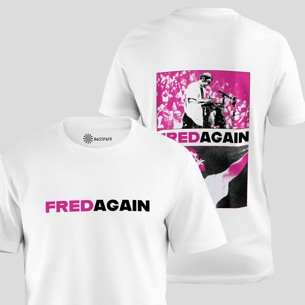 Fred Again - Artist Edition Regular T-Shirt (White) - front and back view