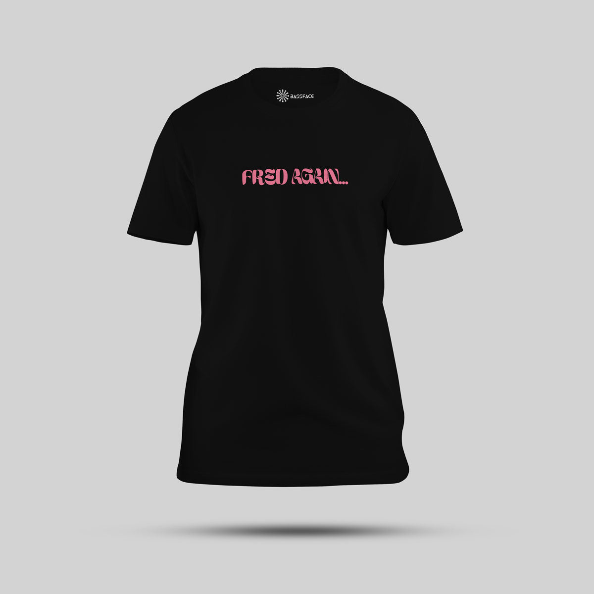 Fred Again - Don't Blink Regular T-Shirt (Black) - front view showing the logo
