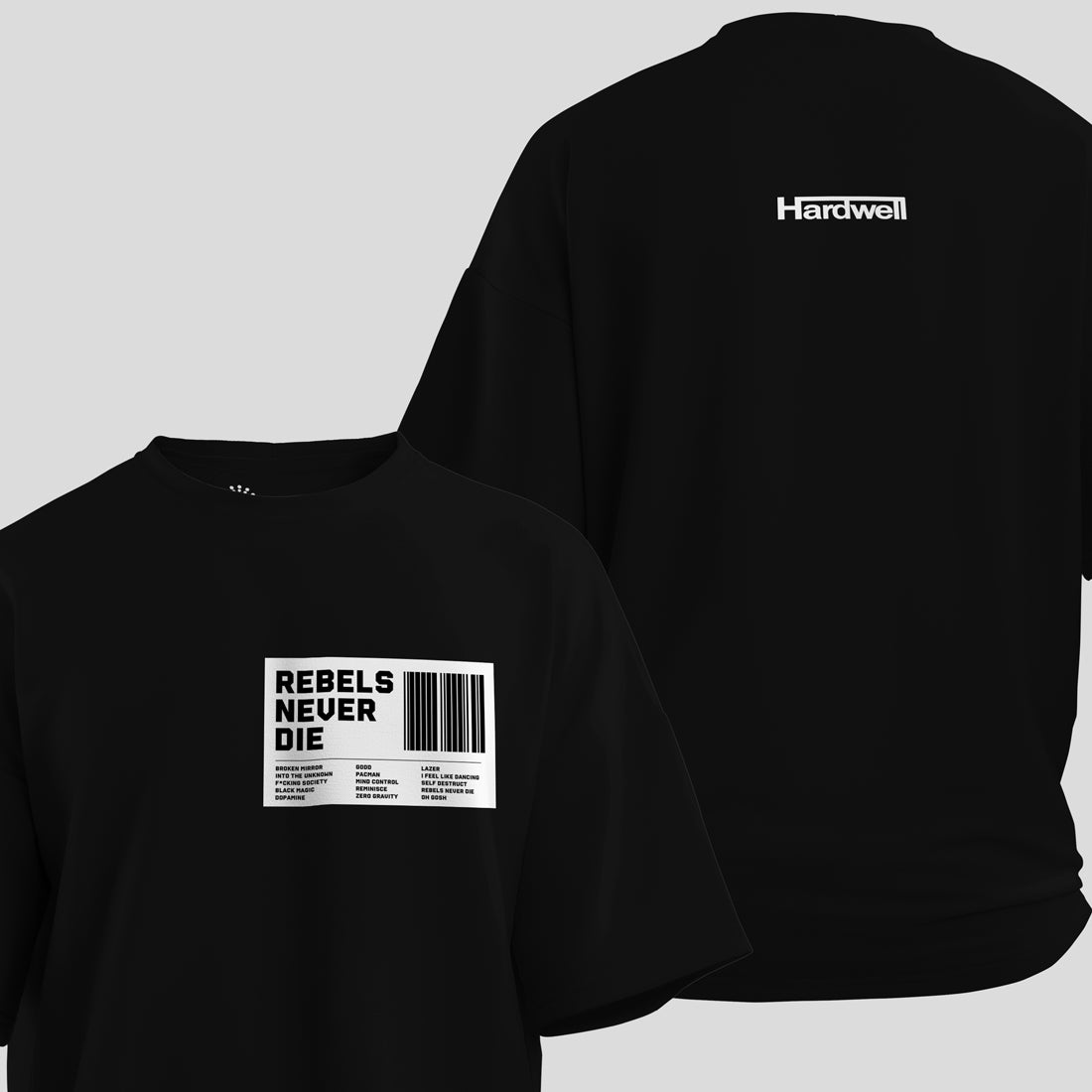 Hardwell - R.N.D. Oversized T-Shirt (Black)