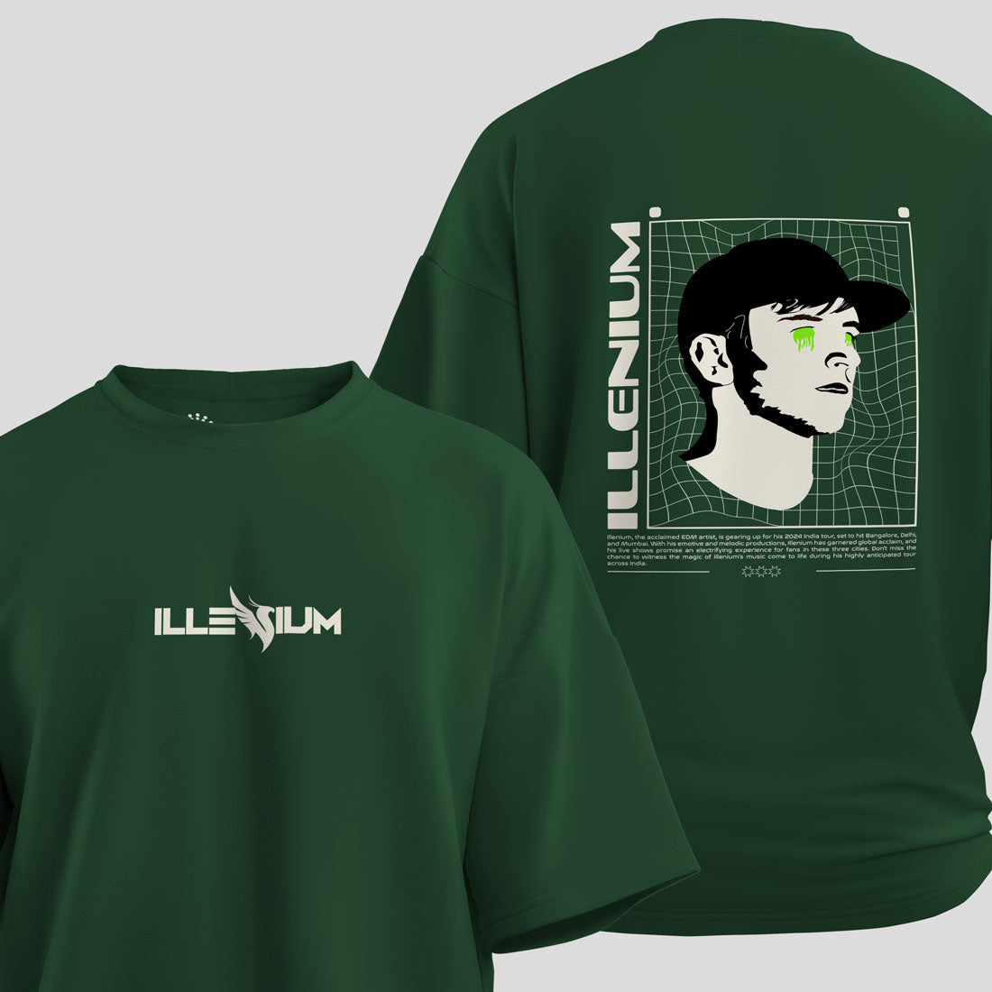 Illenium - Artist Edition Oversized T-Shirt (Green)