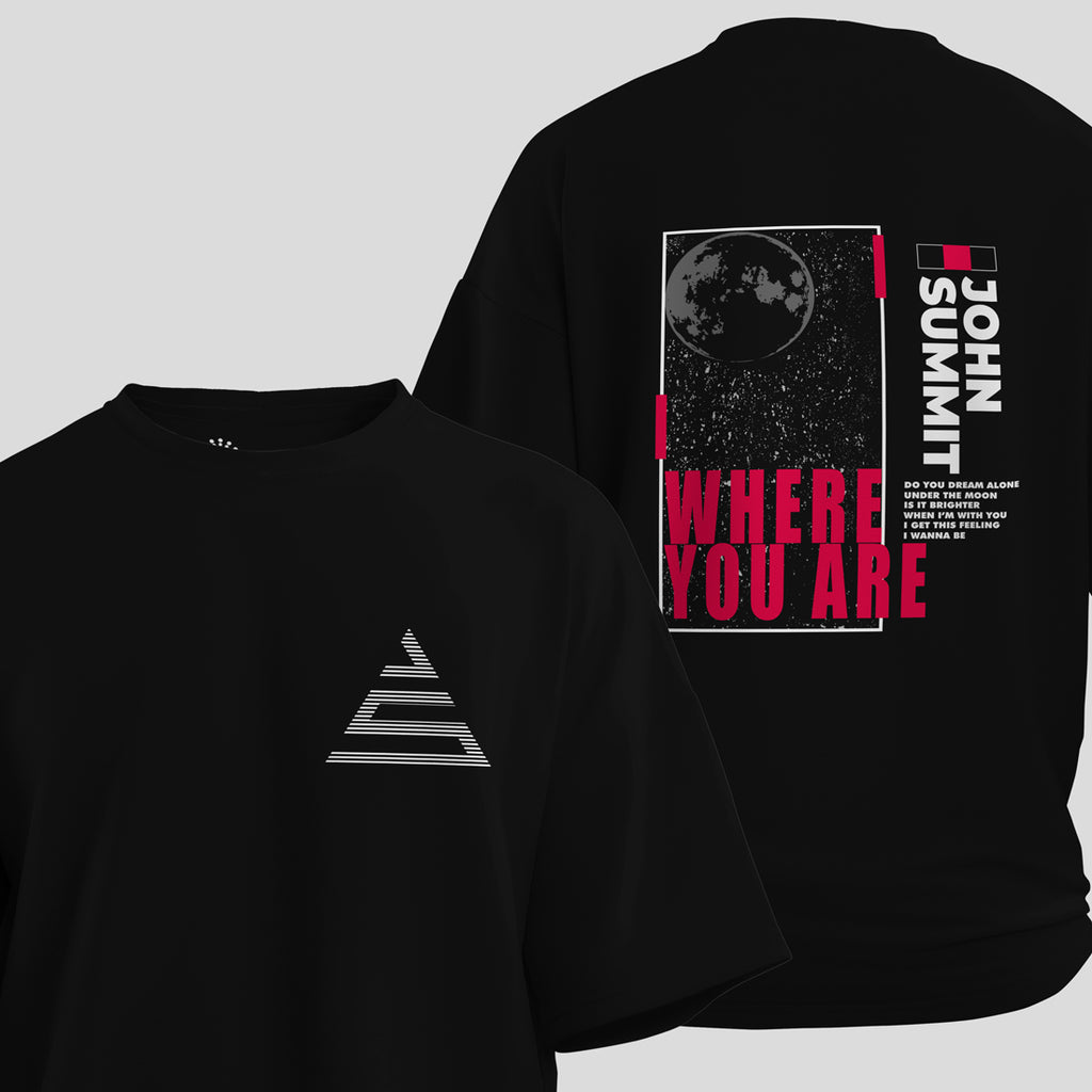 John Summit - W.Y.A. Oversized T-shirt (Black)