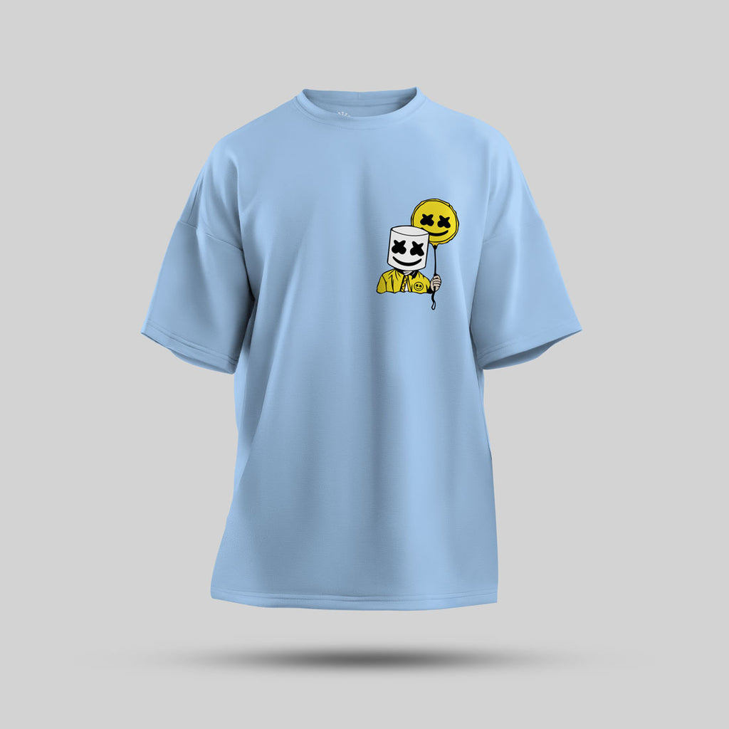 Marshmello - Happier Oversized T-Shirt (Blue)
