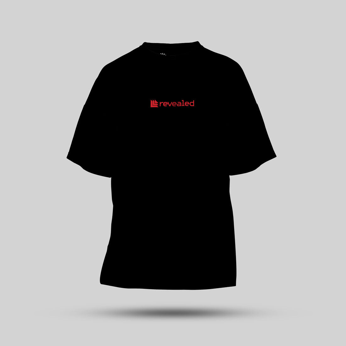 Hardwell & Maddix - Revealed A.C.I.D. Oversized T-Shirt (Black) - front view showing the logo