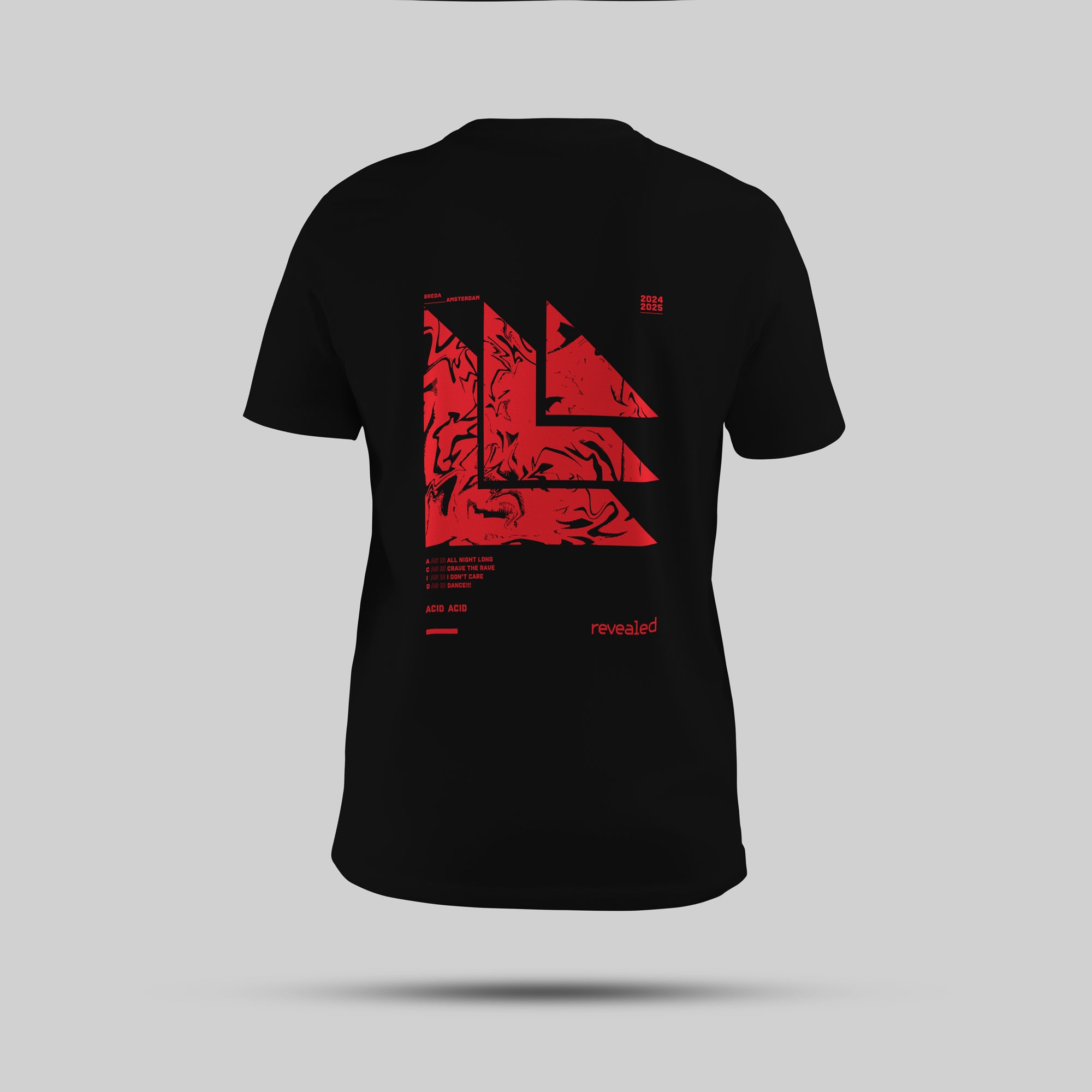 Hardwell & Maddix - Revealed A.C.I.D. Regular T-Shirt (Black)