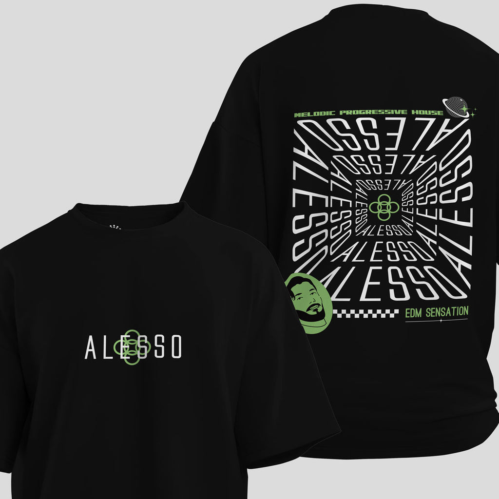 Alesso - Artist Edition Terry Oversized T-Shirt (Navy Blue)